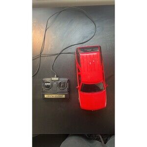 VINTANGE 1995 BRIGHT RARE Chevy S10 Blazer Red 1/16 SCALE RC TRUCK